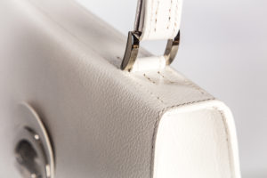 Beau Satchelle Handbag in white for print close up 2017